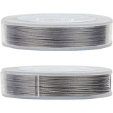 Tiger Tail Wire, Stainless Steel Wire, Stainless Steel Color, 0.6mm, about 131.23 Feet(40m)/roll
