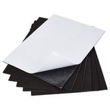 EVA Sheet Foam Paper, with Adhesive Back, Rectangle, Black, 30x21x0.2cm