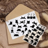 Custom PVC Plastic Clear Stamps, for DIY Scrapbooking, Photo Album Decorative, Cards Making, Stamp Sheets, Film Frame, Cat Shape, 160x110x3mm