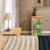 3 Sheets 3 Styles PVC Waterproof Decorative Stickers, Self Adhesive Decals for Furniture Decoration, Leaf, 300x150mm, 1 sheet/style