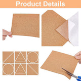 Self-adhesive Sticker Cork Board, Wall Tiles, Peru, 30x21.3x0.2cm