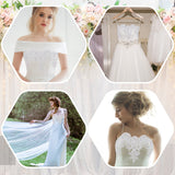 Sparkle Embroidery Flower Polyester Lace Trim, with Plastic Beads, for Costume Decoration, Silver, 9-1/8 inch(230mm)