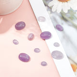 12Pcs 3 Style Natural Amethyst Cabochons, Oval, 10~20x8~15x4~7mm, 4pcs/style