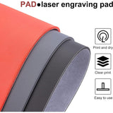 Laserable Rubber, for Stamp Engraving Machines DIY Crafts, Tomato, 296x210x2.5mm