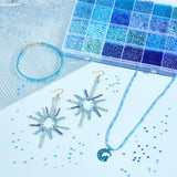 24000Pcs 24 Style 12/0 Glass Seed Beads, Round, Mixed Color, 2~2.5x1.5~2mm, Hole: 0.8~1mm, 1000pcs/style