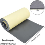 Adhesive EVA Foam Sheets, For Art Supplies, Paper Scrapbooking, Cosplay, Halloween, Foamie Crafts, Gray, 296x1mm, about 2m/roll