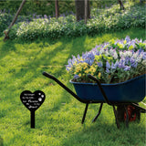 Acrylic Garden Stake, Ground Insert Decor, for Yard, Lawn, Garden Decoration, with Memorial Words  Forever In My Heart, Paw Print, 250x150mm