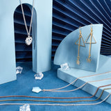 6Colors Unwelded Iron Twisted Chains, Curb Chains, with Card Paper, Mixed Color, 10m/color