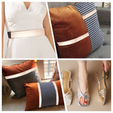 5M Flat Imitation Leather Cord, for Pillow Decor, Misty Rose, 12x1mm, about 5.47 Yards(5m)/Roll