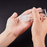 30ml Transparent PET Refillable Plastic Disc Top Cap Bottles, Round Shoulder, Clear, 9.1cm, Capacity: 30ml