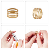 304 Stainless Steel Jump Rings, Open Jump Rings, Golden & Stainless Steel Color, 931pcs/set