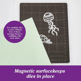 Rubber Magnetic Tool Holder, Mag Pad Strong Magnetic Car Repair Tool Pad, Flexible Magnetic Parts Tray, Rectangle, Black, 152.4x195x1.4mm