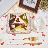 Plastic Shelf Liners, Moisture-Proof Pad, for Closet, Cabinet, Strawberry Pattern, 300x1mm, 5m/roll