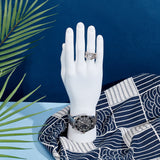 Plastic Man Mannequin Hand Display, Jewelry Bracelet Ring Glove Stand Holder, White, 9.2x5.9x25.5cm