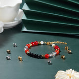 Tibetan Style Alloy Beads, Cadmium Free & Nickel Free & Lead Free, Column, Mixed Color, 6x6.5mm, Hole: 2~3mm, 3 colors, 60pcs/color, 180pcs/box
