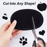 6 Pairs 6 Colors PU Leather Sew on Repair Patches, Faux Suede Elbow Knee Patches, for Sweatshirt Loose T Shirt Jeans, Oval, Mixed Color, 138x92x0.5mm, Hole: 1mm, 1 pair/color