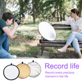 5 in 1 Nylon Photography Reflector, Collapsible Light Reflector, Colorful, 300x4mm