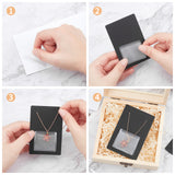 300Pcs 4 Style Cardboard Paper Necklace & Earring Display Cards Set, OPP Cellophane Bags and PVC Jewelry Bags, Mixed Color, Rectangle PVC Jewelry Bags: 42x36x0.4mm, 100pcs/set