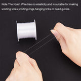 Nylon Wire, Clear, 0.4mm, about 40m/roll