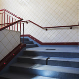 PVC Self Adhesive Arrow Label Stickers, Waterproof Directional Arrow Sign Decals for Floors, Walls and Smooth Surfaces, Black, 50x199x0.2mm, 2pcs/set