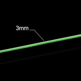 Matte Round Aluminum Wire, Lime Green, 9 Gauge, 3mm, 17m/roll