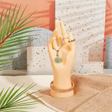 Plastic Mannequin Hand Display, Jewelry Bracelet Necklace Ring Glove Stand Holder, PeachPuff, 8.3x7.4x21.8cm