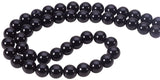 Natural Obsidian Beads Strands, Round, Grade A, 8mm, Hole: 1mm, about 49pcs/strand, 15.7 inch, 1strand/set