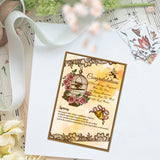 7 Sheets 7 Styles Retro Theme PVC Plastic Stamps, for DIY Scrapbooking, Photo Album Decorative, Cards Making, Mixed Patterns, 16x11x0.3cm, 1 sheet/style