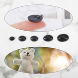Plastic Doll Noses Crafts Accessories, For DIY Doll Toys Making, Black, Box: 14.5x6.9x2.2cm