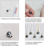 304 Stainless Steel Cup Pearl Peg Bails Pin Pendants, For Half Drilled Beads, Mixed Color, 4~8mm, Hole: 1~1.5mm, Pin: 0.7mm, about 10pcs/compartment, about 60pcs/box