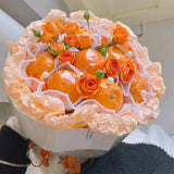 Polyester Flower Bouquet Wrapping Mesh Paper, with ABS Plastic Imitation Pearl Edge, Bouquet Packaging Paper Wrinkled Wavy Net Yarn, for Valentine's Day, Wedding, Birthday Decoration, White, 11 inch(280mm), about 4.37 Yards(4m)/Bag