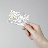 PVC Plastic Waterproof Card Stickers, Self-adhesion Card Skin for Bank Card Decor, Rectangle, Others, 186.3x137.3mm