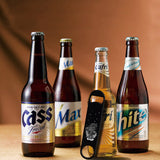 430 Stainless Steel Bottle Openers, Laser Cut, Rectangle, Mushroom, 178x40x2mm