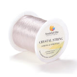 0.8mm Crystal Polyester Threads Transparent Jewelry Bracelet Beading Wire Cords, 100m/Roll