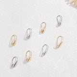 Brass Earring Hooks, Golden, 18x5.5x10.5mm, Hole: 3.5mm, 18 Gauge, Pin: 1mm, 20pcs/box