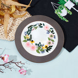 Birch Wood Embroidery Frames, Embroidery Hoops, Household Cross Stitch Sewing Tool, Ring, 200x6mm, Inner Diameter: 150mm