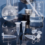 Transparent Disposable Plastic Centrifuge Tube, with Cap, Lab Supplies, WhiteSmoke, 41x19.5x12.5mm