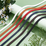 6Pcs 6 Colors PU Leather Chain Belts with Light Gold Plated Alloy Buckle, Thin Waist Band Belts for Women, Mixed Color, 42-5/8 inch(108.3cm), 1Pc/color