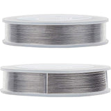 Tiger Tail Wire, Stainless Steel Wire, Stainless Steel Color, 0.3mm, about 328.08 Feet(100m)/roll