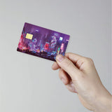 PVC Plastic Waterproof Card Stickers, Self-adhesion Card Skin for Bank Card Decor, Rectangle, Others, 186.3x137.3mm