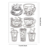 Teacup Summer Theme Clear Stamps