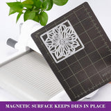 Rubber Magnetic Tool Holder, Mag Pad Strong Magnetic Car Repair Tool Pad, Flexible Magnetic Parts Tray, Rectangle, Black, 152.4x195x1.4mm