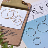 Stainless Steel Earring Hoops, Wine Glass Charm Rings, Golden & Stainless Steel Color, 20~35x0.7mm