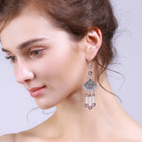 DIY Earring Makings, with Glass Beads, Alloy Findings and Iron Earring Hooks, Mixed Color, Packaging Box: 14x10.8x3cm
