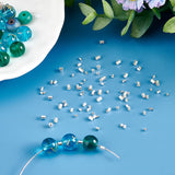 90Pcs 3 Style 925 Sterling Silver Spacer Beads, Column, Silver, 1.4~2x1.2~2mm, Hole: 0.6~1.4mm, 30Pcs/style