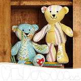 1 Set Acrylic Patchwork Templates, for Bear Doll Making, Clear, 37~158x39~100x2mm, 10pcs/set