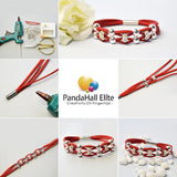 180Pcs 6 Styles 304 Stainless Steel Beads, Spacer Beads, Round & Rondelle & Bicone & Flat Round, Stainless Steel Color