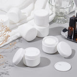 DIY Kit, with Plastic Cosmetics Cream Jar, Face Mask Cream Spoon Plastic Stick, White, 82x15x1.3mm