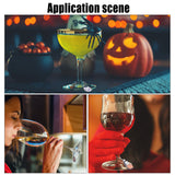 DIY Halloween Wine Glass Charm Making Kits, Including Alloy Enamel Pendants, Brass Jump Rings & Wine Glass Charm Rings, Mixed Color, 54Pcs/box