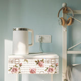 3 Sheets 3 Styles Flower PVC Waterproof Decorative Stickers, Self Adhesive Floral Decals for Furniture Decoration, Flower, 300x150mm, 1 sheet/style